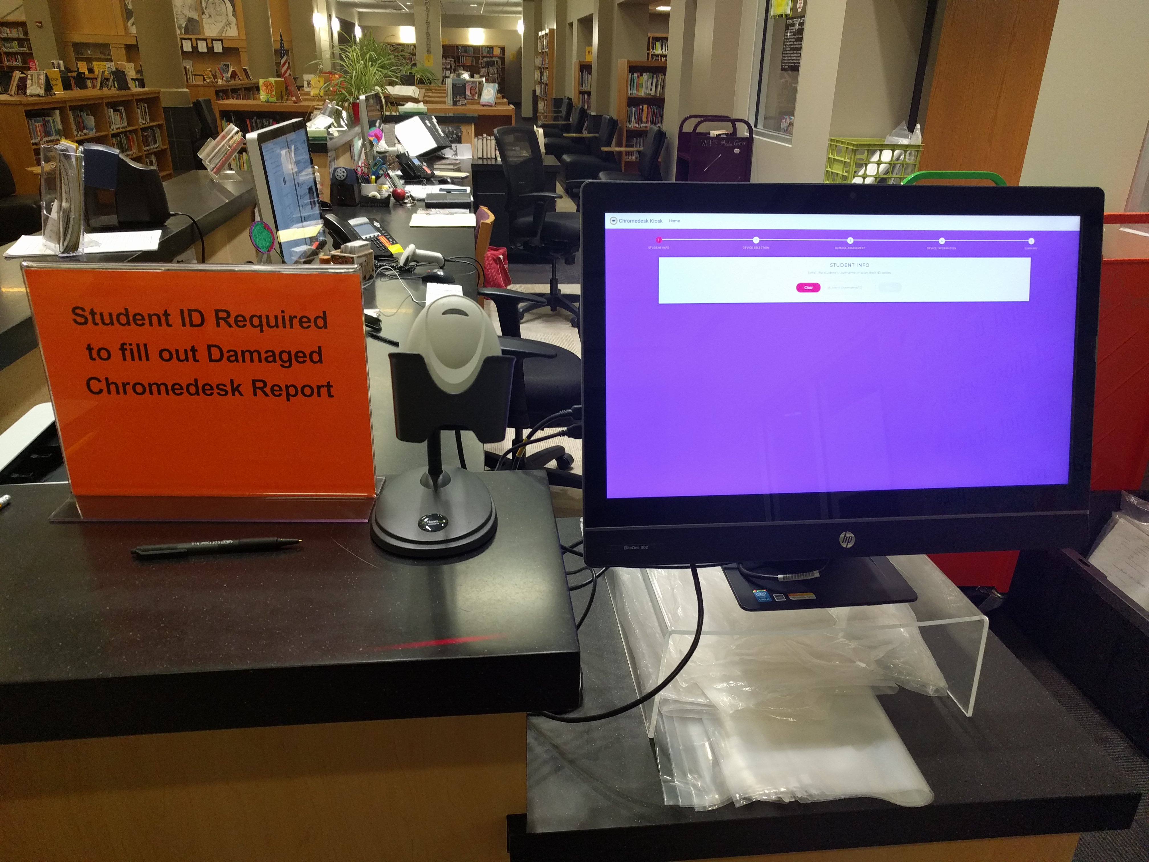 Photo of the High School Chrome Desk