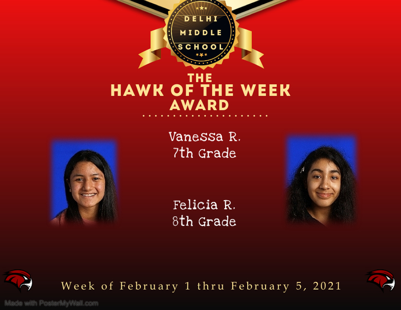 Week of February 1 thru February 5, 2021