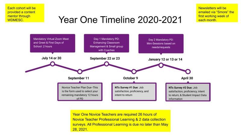 Year one timeline