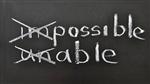 possible and able on chalkboard