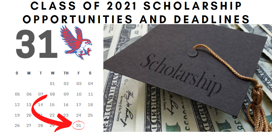 Class of 2021 Scholarship Opportunities and Deadlines
