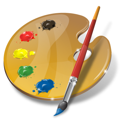 art palette clipart
