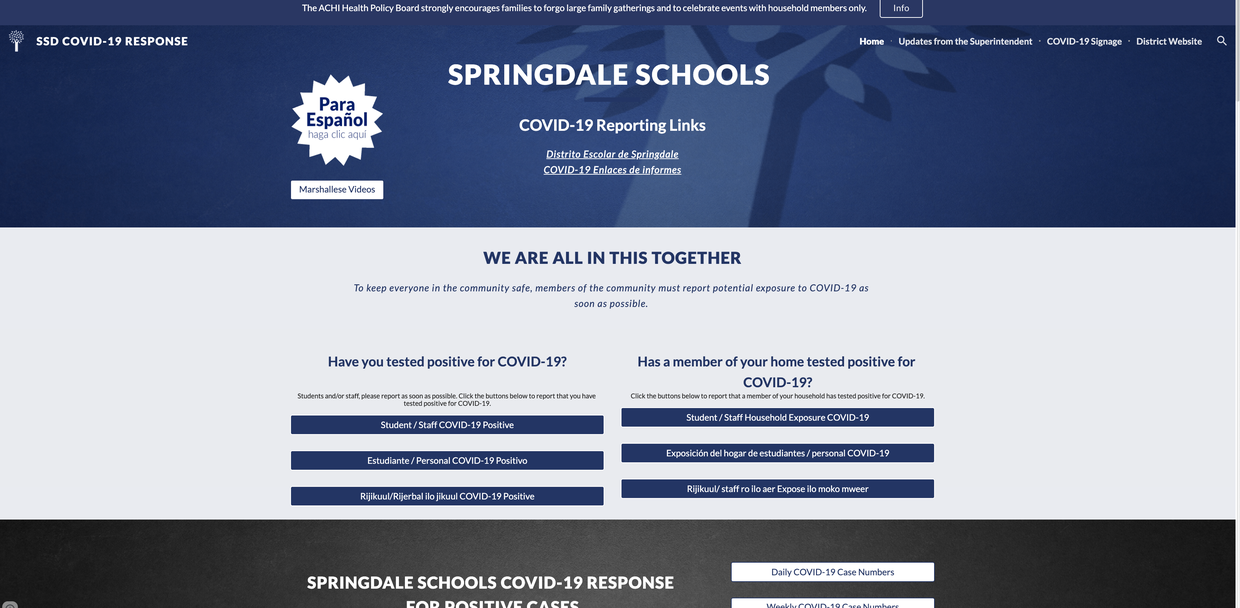 Superintendent Springdale Public Schools