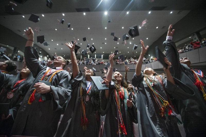 Photo of a graduation.