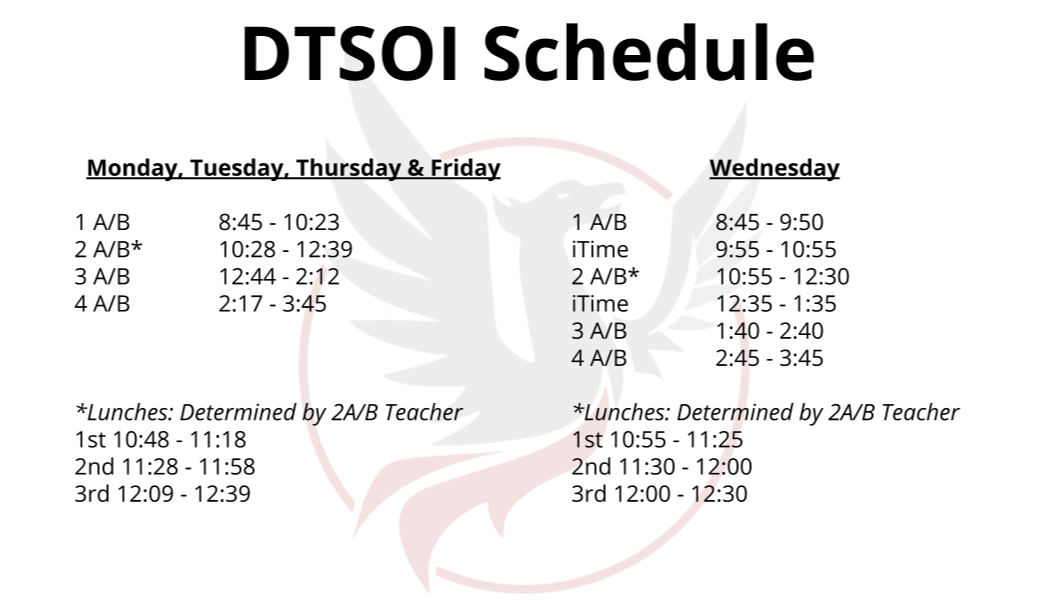 regular schedule