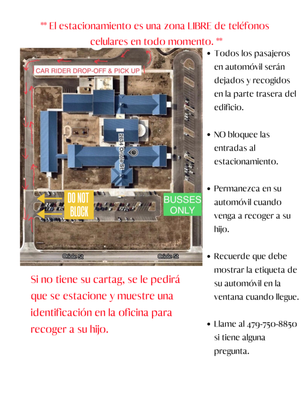 Parking & Drop Off mapa