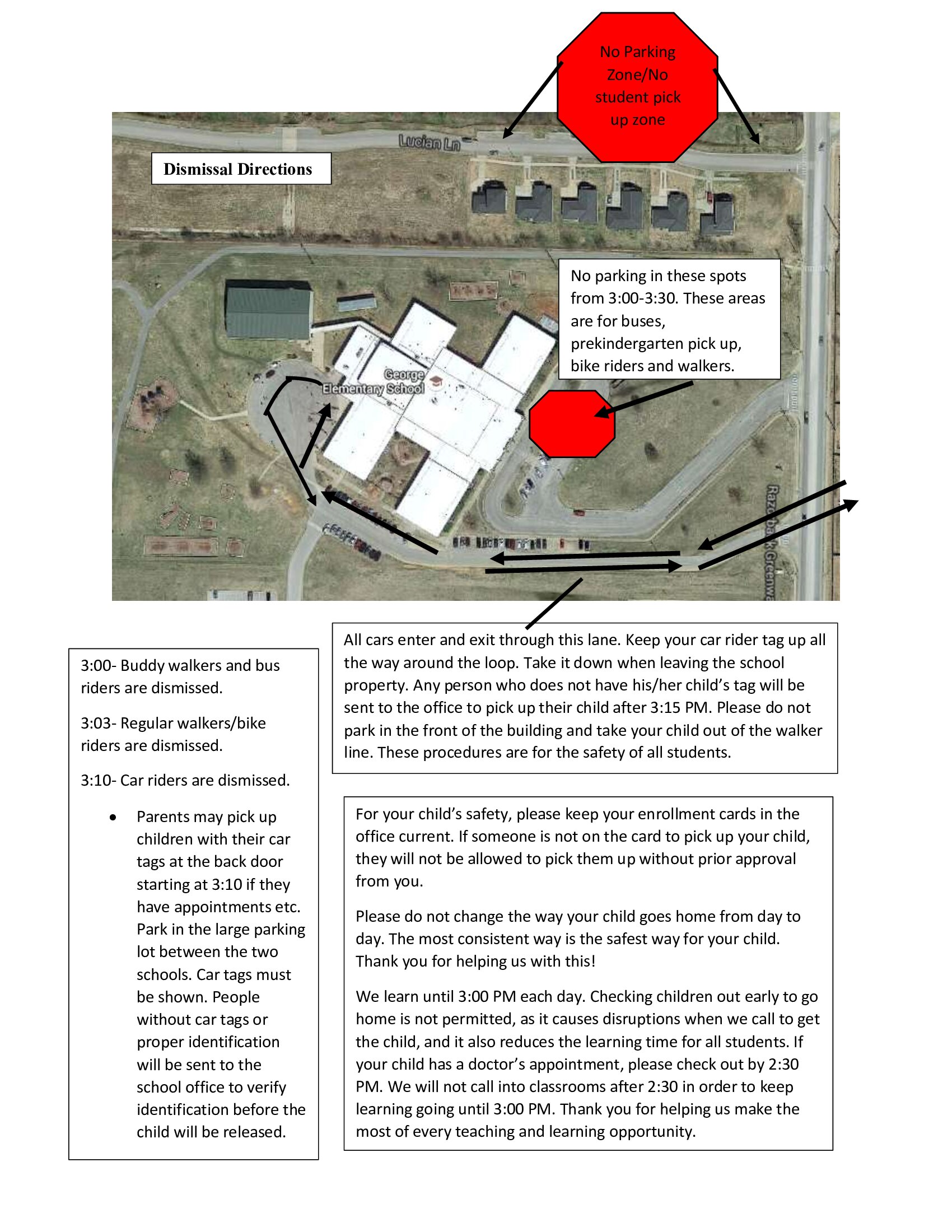 Parking & Drop Off Directions