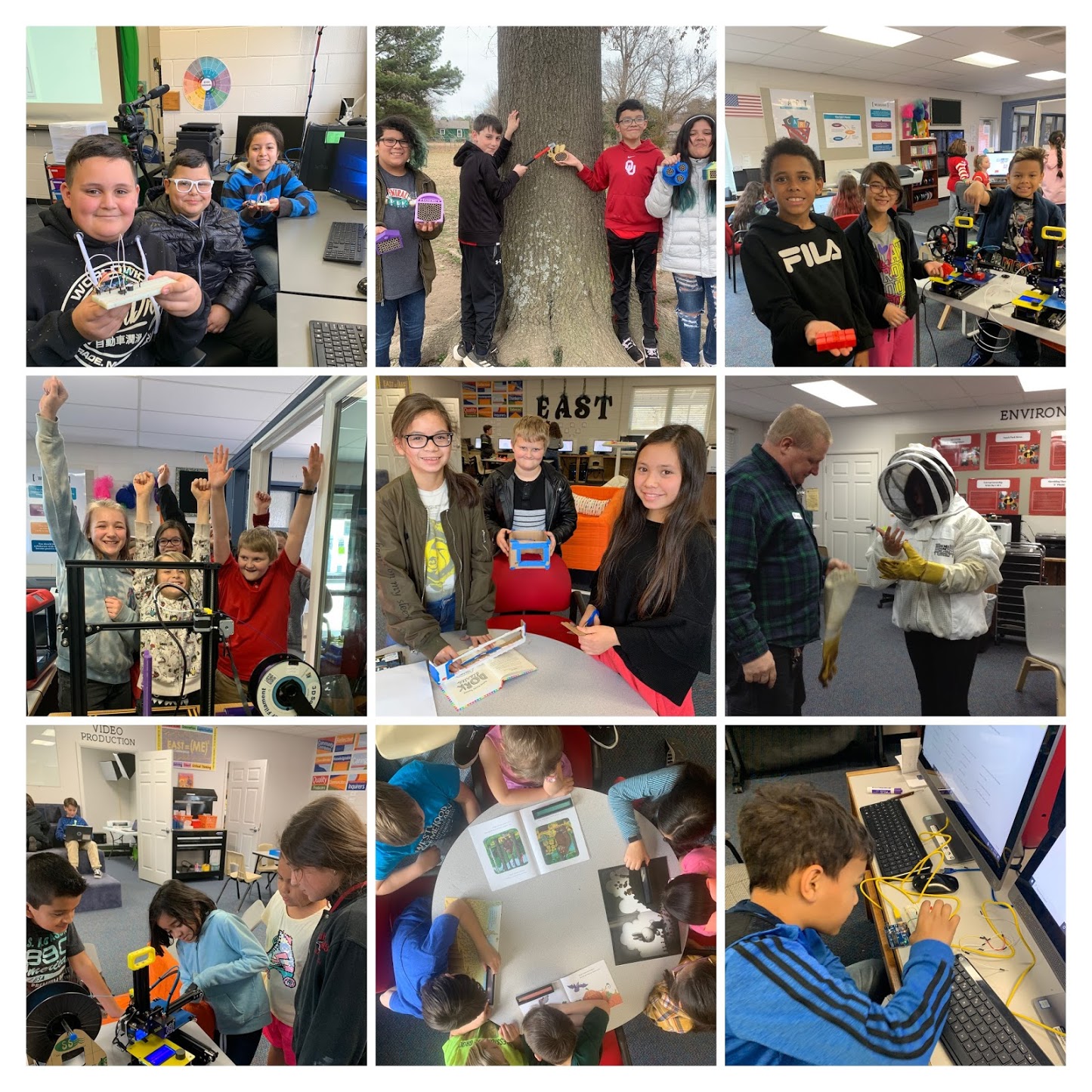 Photos of some EAST initiative activiities.