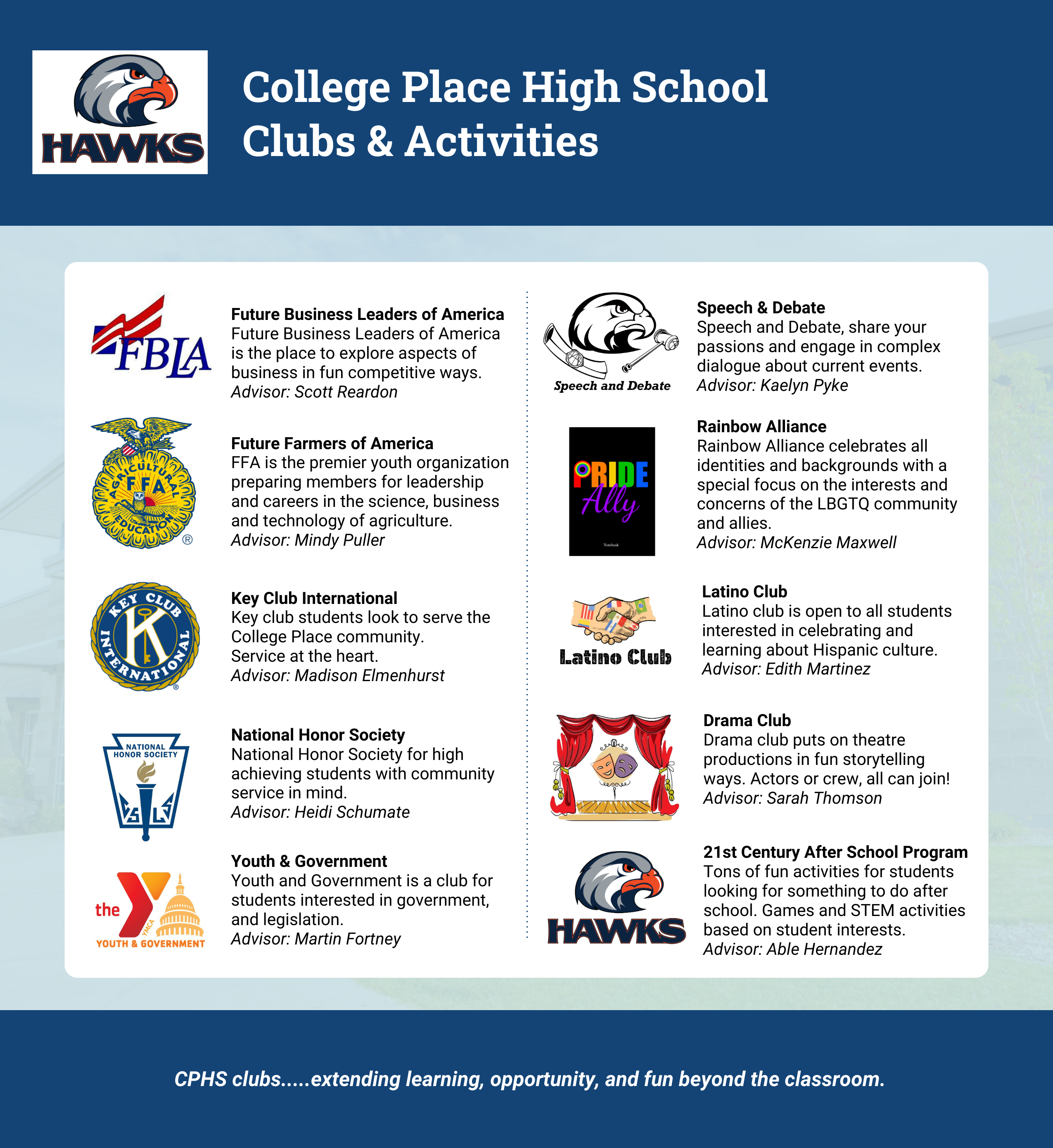 CPHS Clubs and Activities