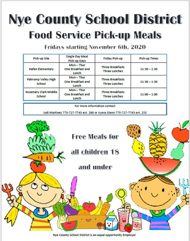 Pahrump Weekend Food Distribution