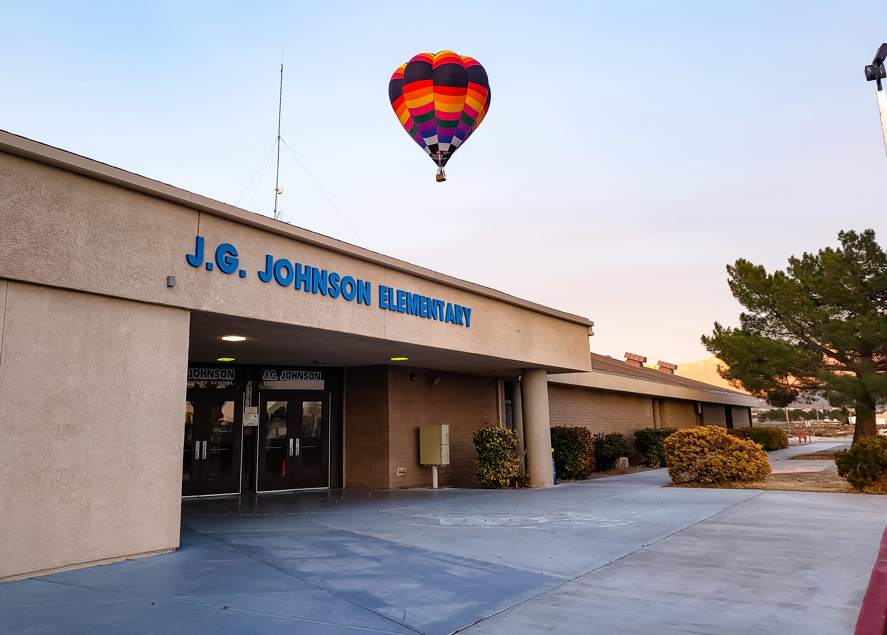 The front of J.G. Johnson