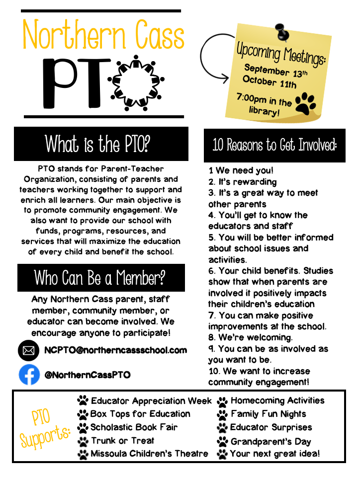 PTO Member Info