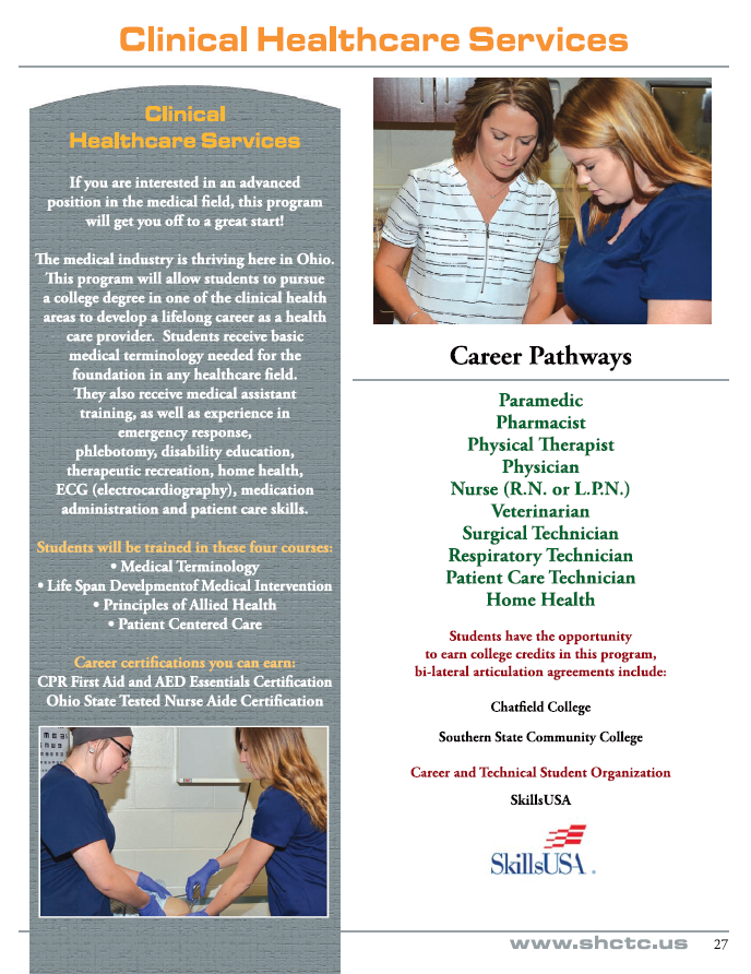 clinical healthcare services
