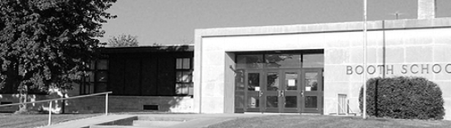 A photo of Booth Elementary School.