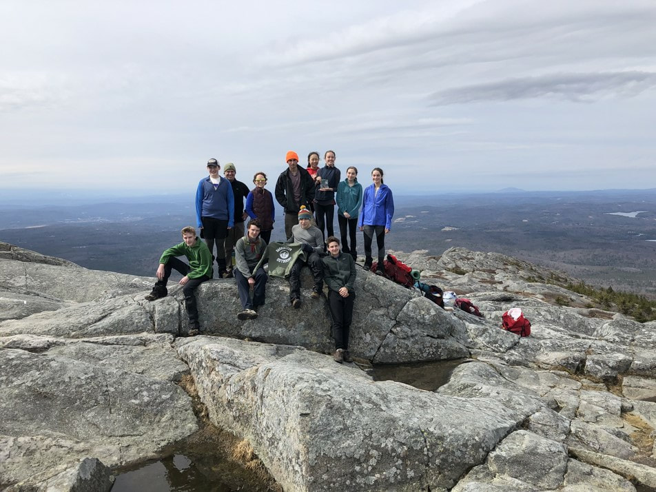 A photo of an outing club trip
