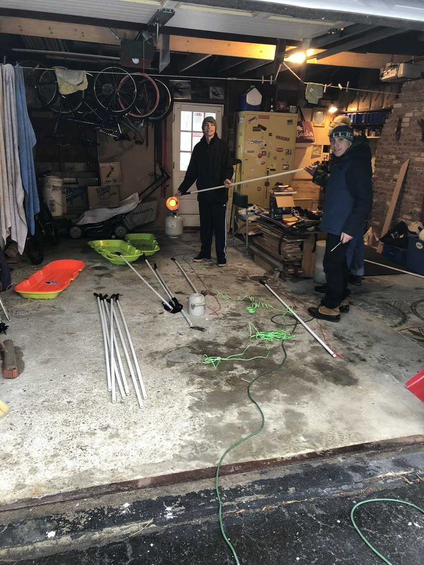 A photo of an outing club trip
