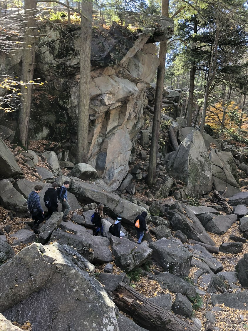 A photo of an outing club trip