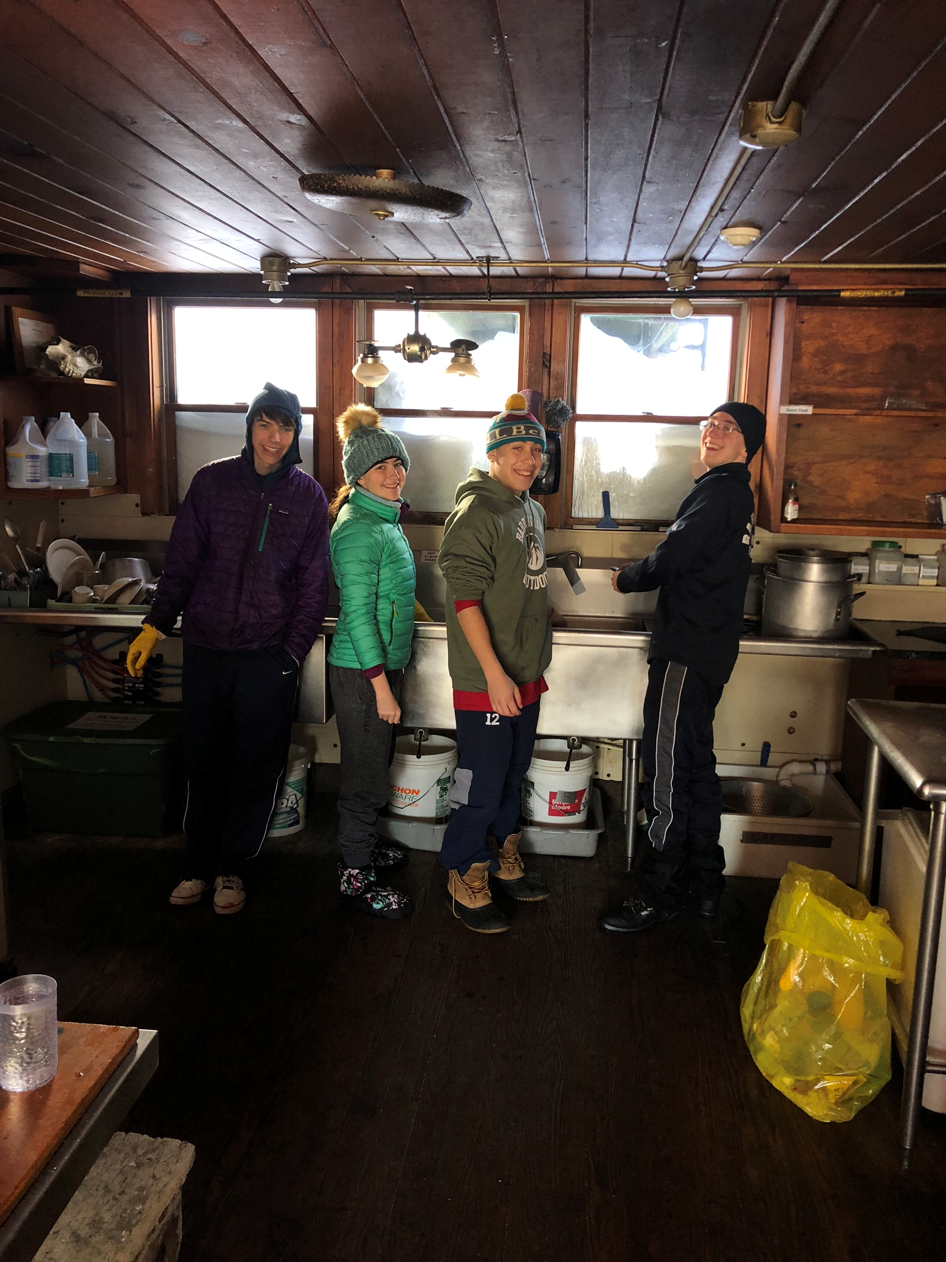 A photo of an outing club trip