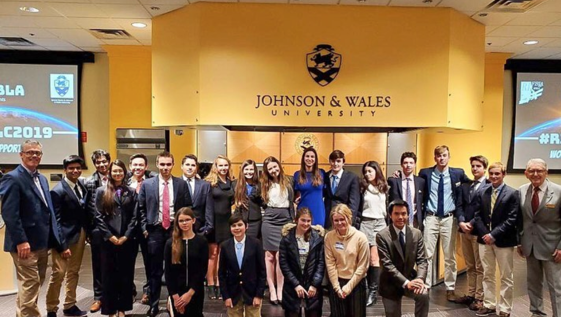 A photo of Barrington FBLA members