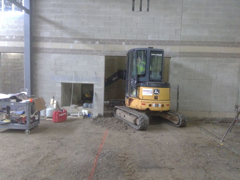 Photo of the Cafeteria Table Storage.