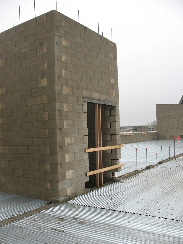 Photo of the Second-floor elevator shaft.