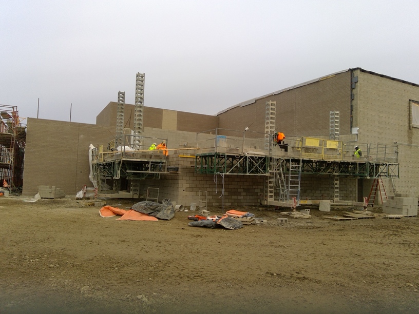 Photo of the Boys locker rooms.