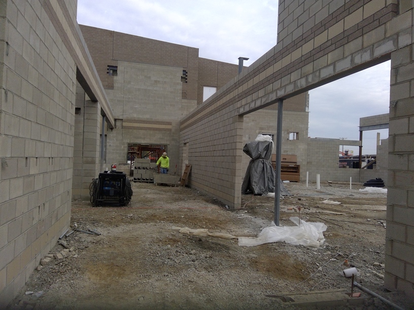 Photo of the Entrance to the new building.