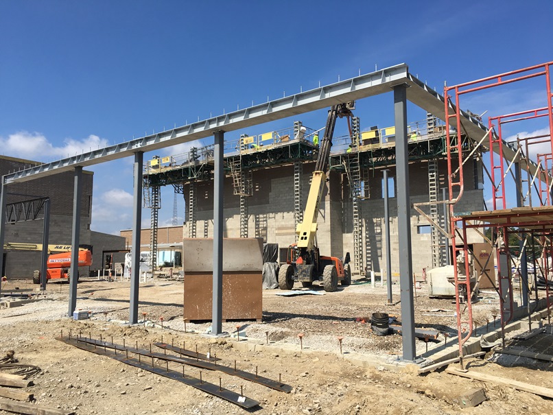 Photo of the new high school offices.