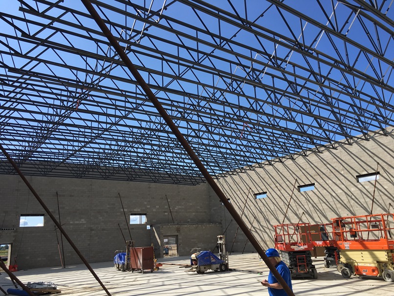 Photo of the new gym.