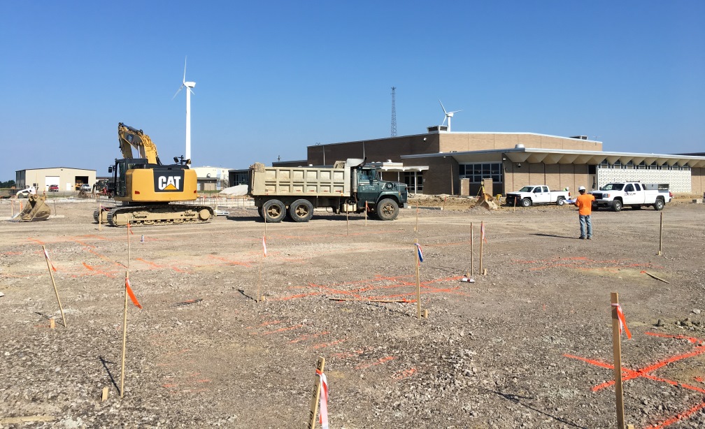 Photo of the Southeast corner and future office.