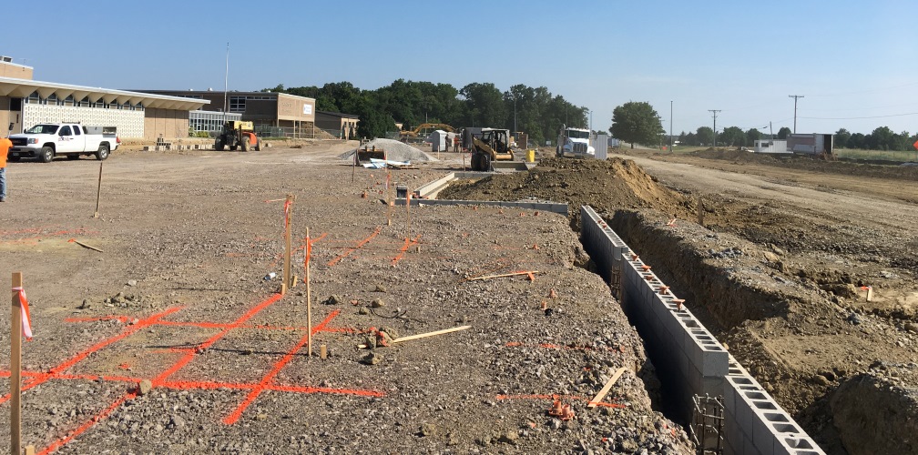 Photo of the Southeast corner and future office.