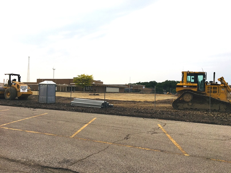 Photo of the construction.