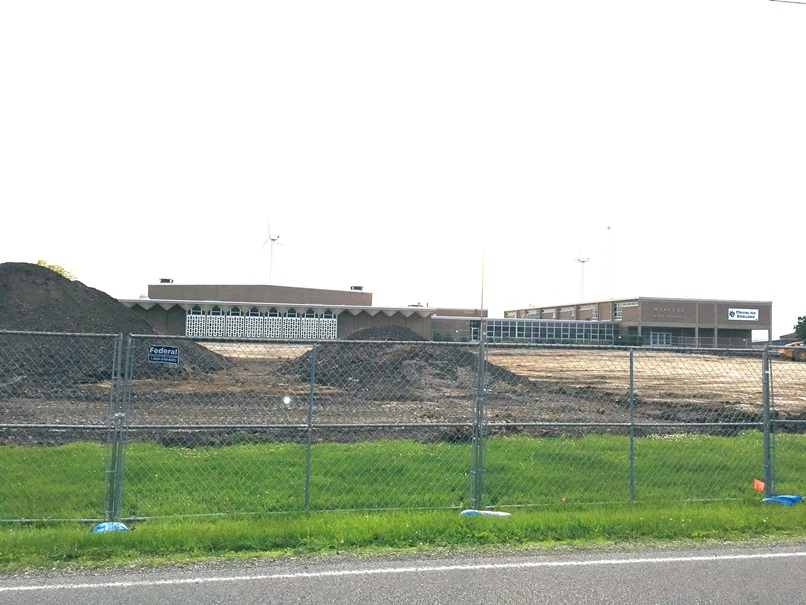 Photo of the construction.