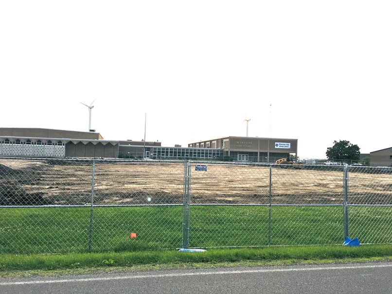 Photo of the construction.