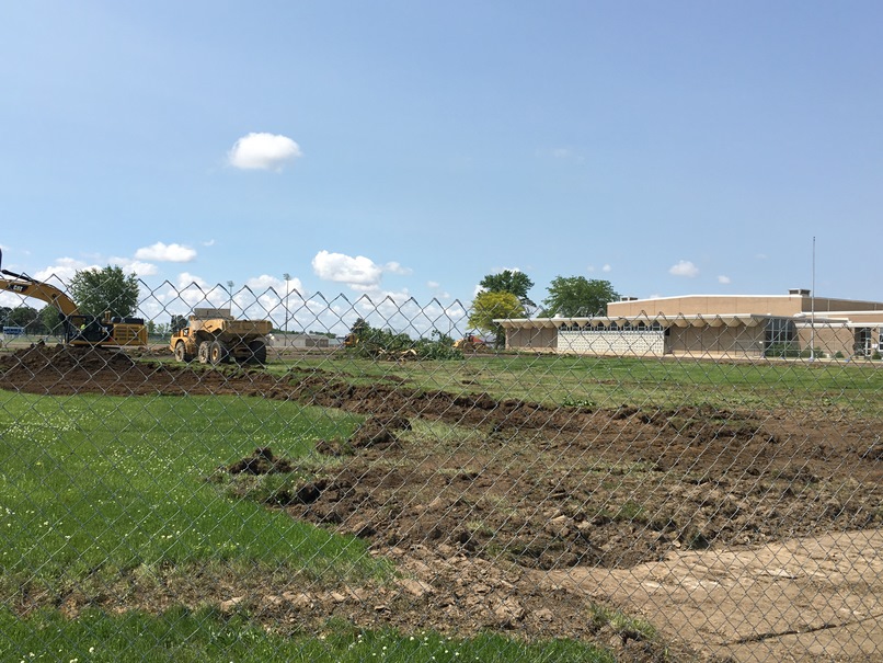 Photo of the construction.
