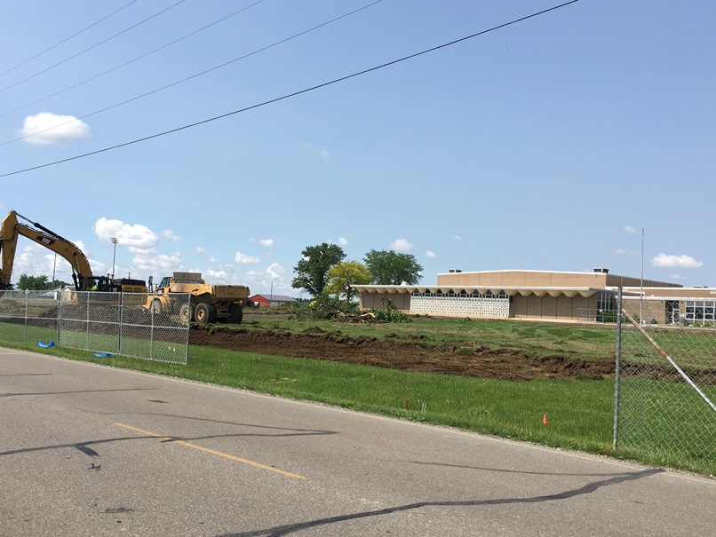 Photo of the construction.