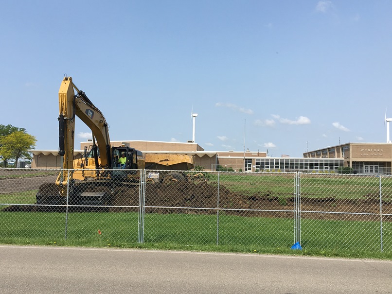 Photo of the construction.