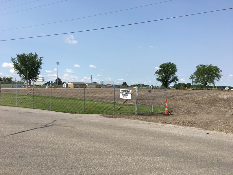 Photo of the construction.