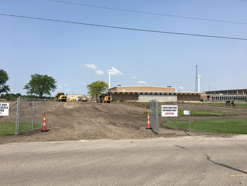 Photo of the construction.