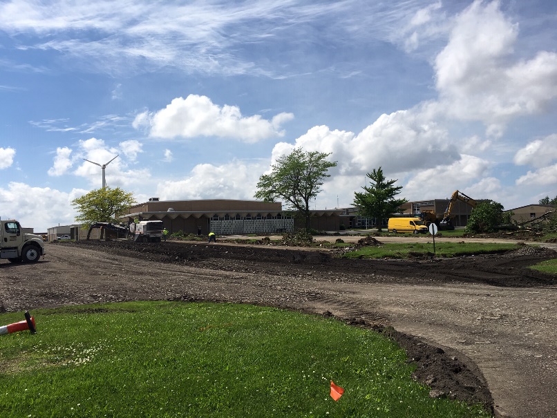 Photo of the construction.