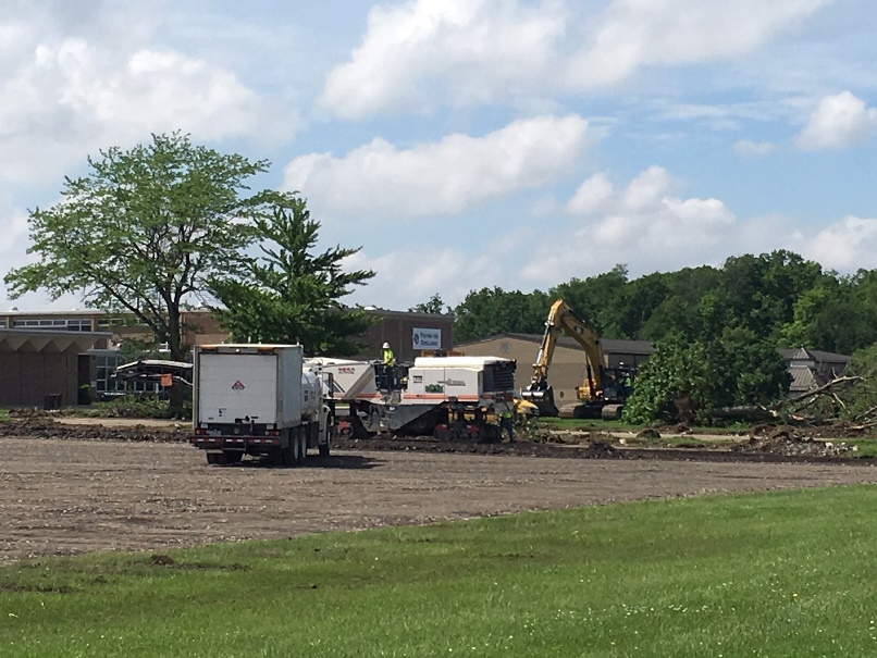 Photo of the construction.