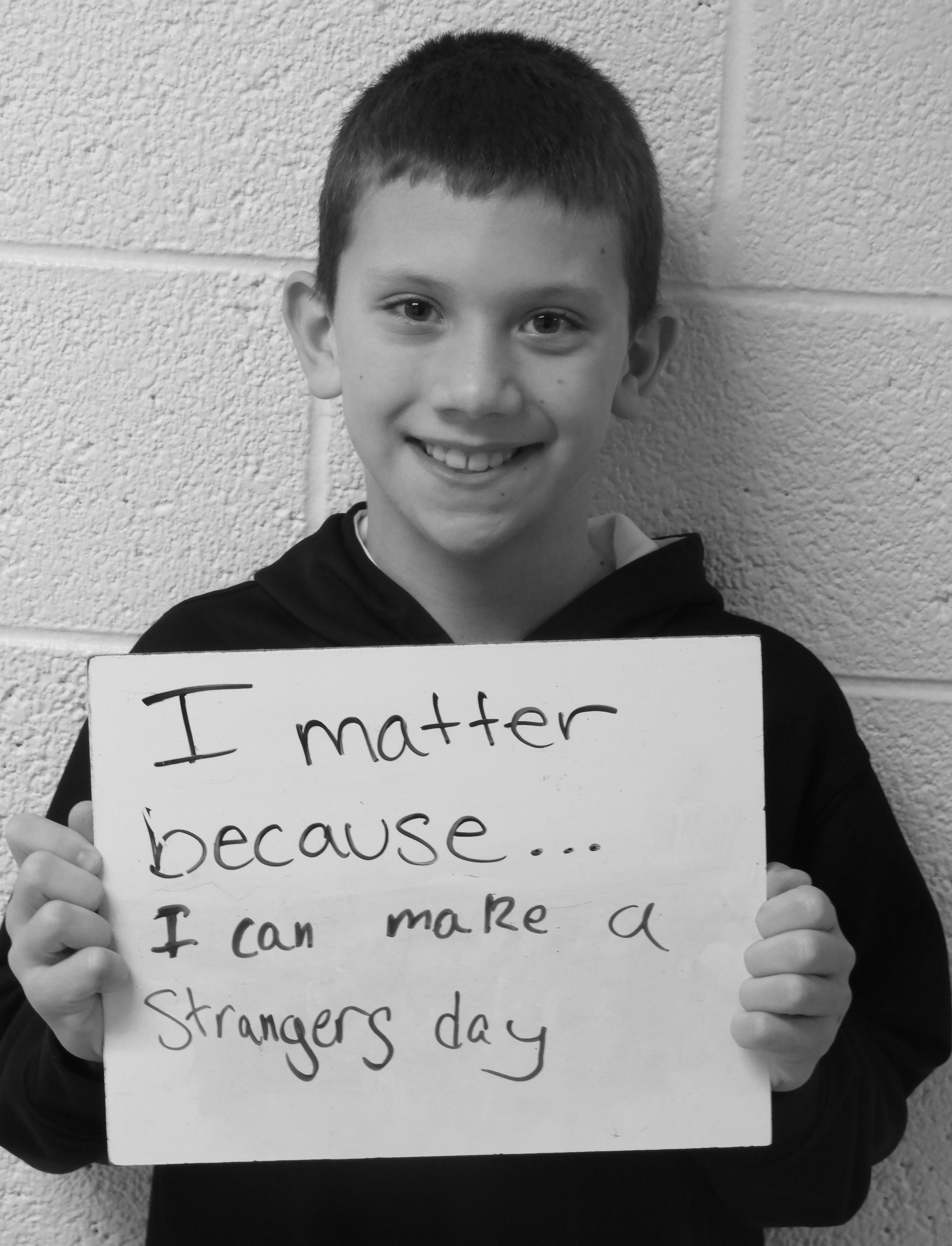 I matter because...I can make a strangers day