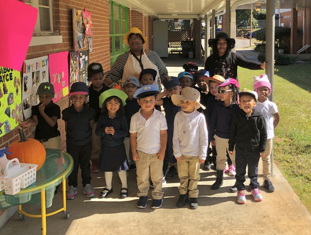 Mariam Boyd students with teachers