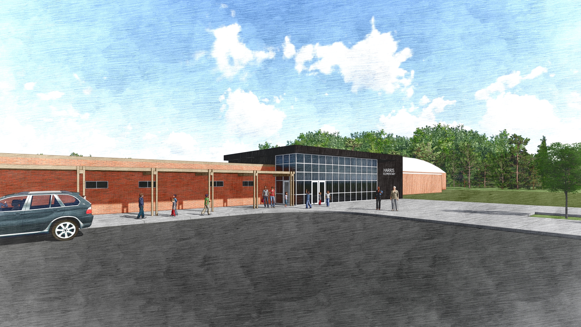 harris rendering