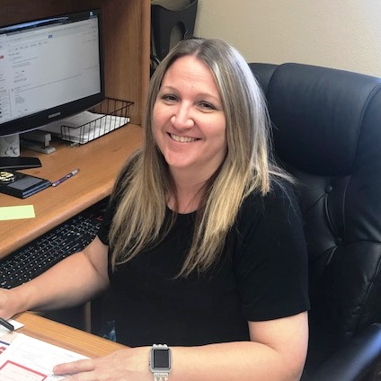 a photo of special education secretary and AzEDS coordinator, Debbie Doolin