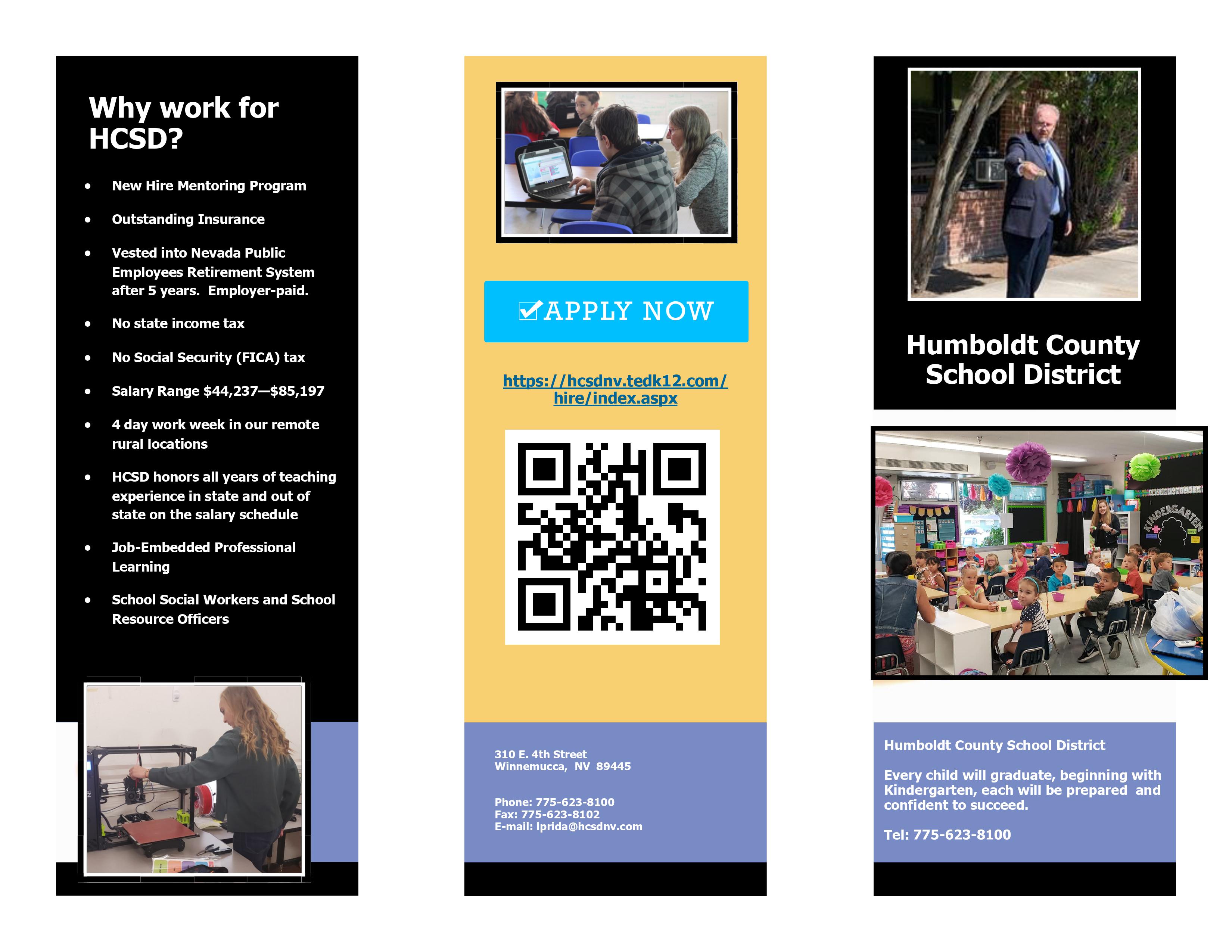 Why work for HCSD?