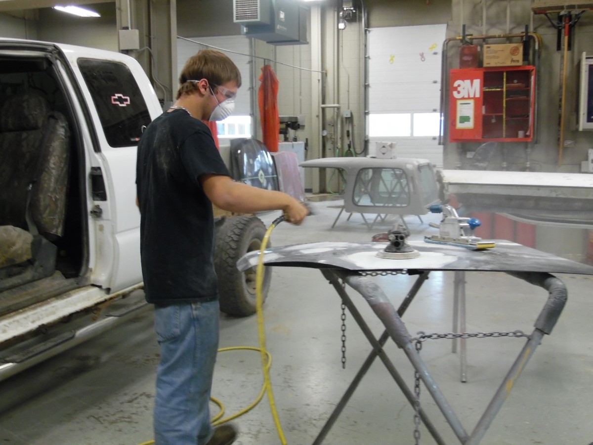 Repairing cars