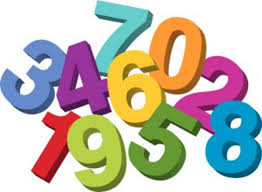An image of a bunch of colored different numbers