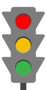 A drawing of a street light