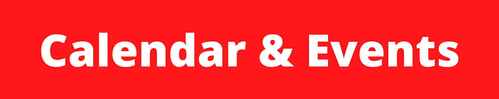Calendar & Events Banner